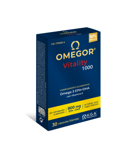 Omega 3 Omegor Vitality 1000 (30 cápsulas de 1000 mg)