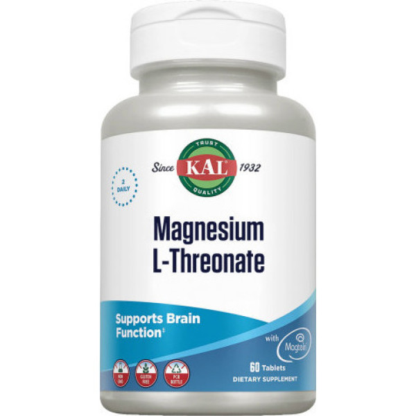 Magnesio L-threonate Kal (60 Comp)