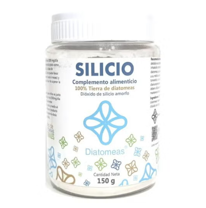 Silicio 100% Tierra de Diatomeas para consumo humano (150g)