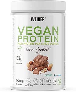 PROTEINA VEGANA CHOCOLATE / AVELLANAS (750g.)