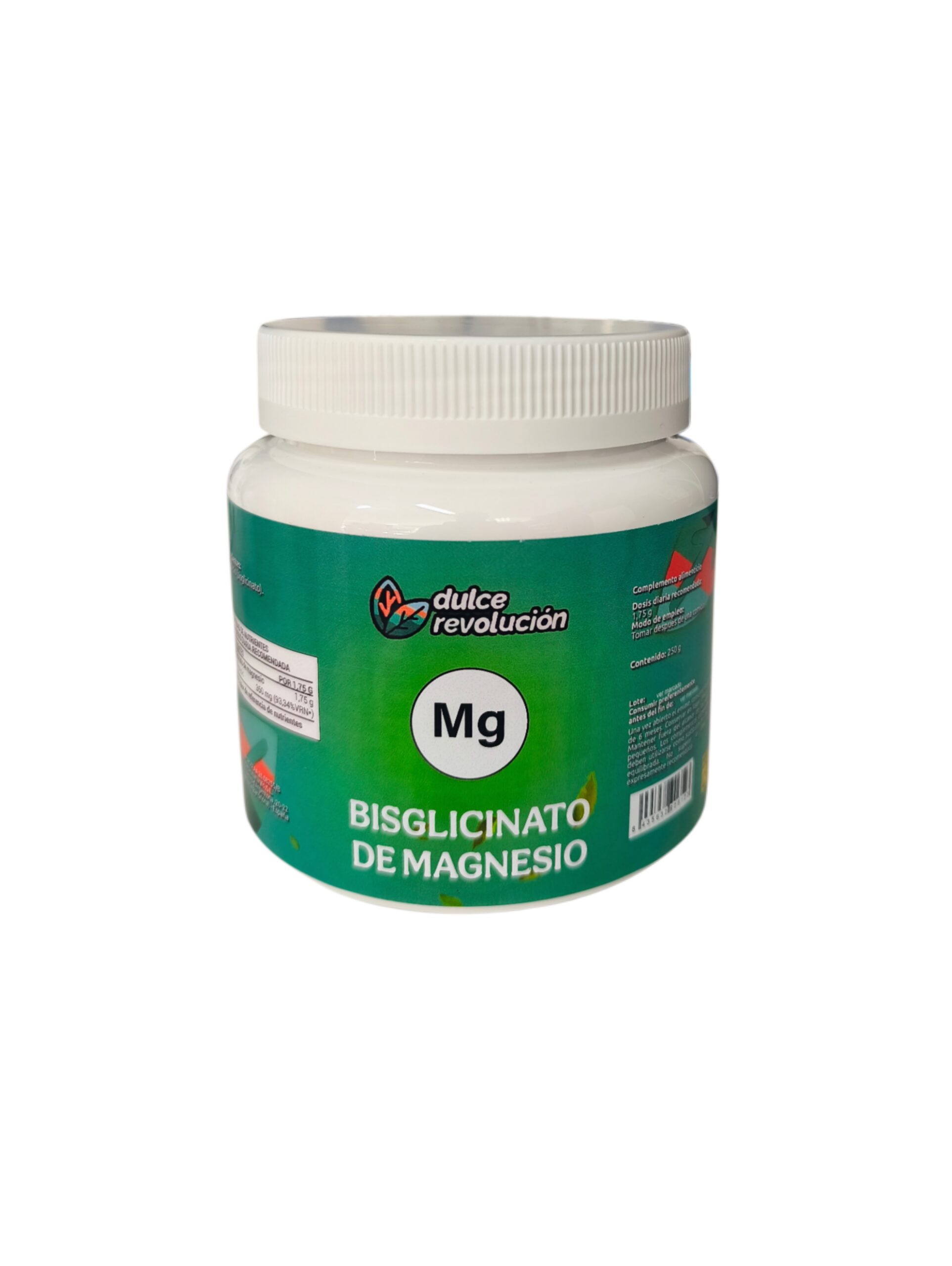 Magnesio Bisglicinato en Polvo (250g)